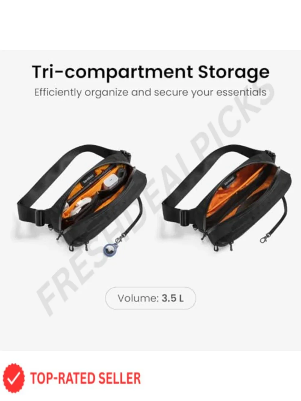 X-Pac Sling Bag RFID Crossbody Chest Pack for Men Women Travel
